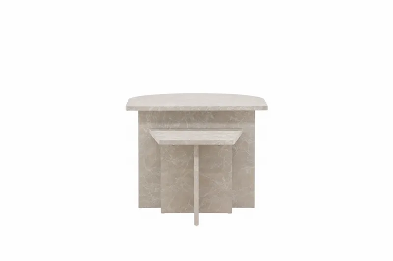 Sala Travertin Soffbord - Beige - Möbler - Bord & matgrupper - Avlastningsbord - Satsbord