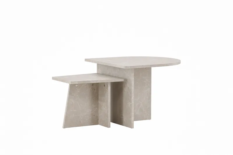 Sala Travertin Soffbord - Beige - Möbler - Bord & matgrupper - Avlastningsbord - Satsbord