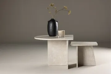 Sala Travertin Soffbord - Beige - Möbler - Bord & matgrupper - Avlastningsbord - Satsbord