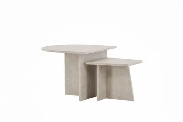 Sala Travertin Soffbord - Beige - Möbler - Bord & matgrupper - Avlastningsbord - Satsbord