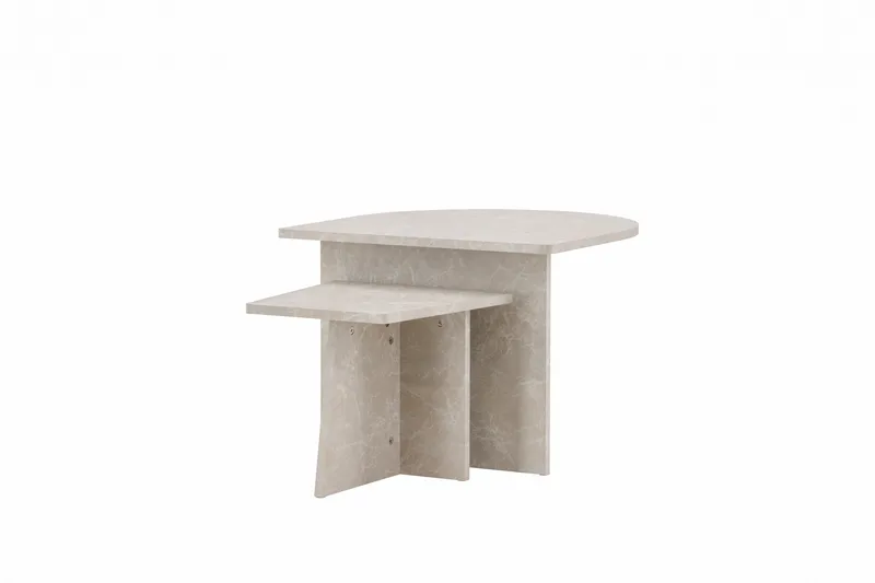 Sala Travertin Soffbord - Beige - Möbler - Bord & matgrupper - Avlastningsbord - Satsbord