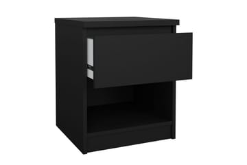 Salomns Kvadratiskt Sängbord 40,4 cm i Målat Trä med Lådor - Svart - Möbler - Bord & matgrupper - Avlastningsbord - Sängbord & nattduksbord