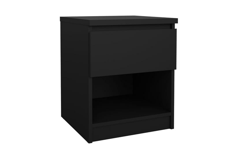 Salomns Kvadratiskt Sängbord 40,4 cm i Målat Trä med Lådor - Svart - Möbler - Bord & matgrupper - Avlastningsbord - Sängbord & nattduksbord