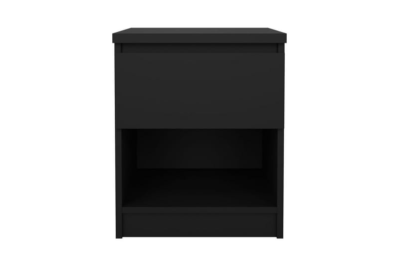Salomns Kvadratiskt Sängbord 40,4 cm i Målat Trä med Lådor - Svart - Möbler - Bord & matgrupper - Avlastningsbord - Sängbord & nattduksbord