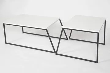 Bodsjö Satsbord 88 cm 2 Bord - Vit - Möbler - Bord & matgrupper - Avlastningsbord - Satsbord