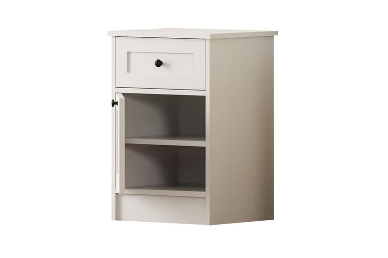Varion Sängbord 45 cm - Matt Vit - Möbler - Bord & matgrupper - Avlastningsbord - Sängbord & nattduksbord
