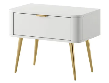 Walia Sängbord 63 cm - Vit - Möbler - Bord & matgrupper - Avlastningsbord - Sängbord & nattduksbord