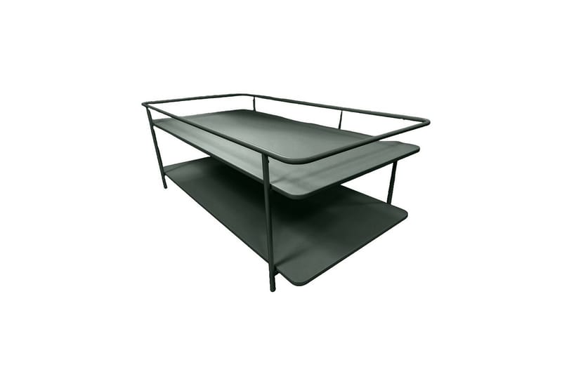 Bandani Rektangulärt Soffbord 110 cm med Förvaring i Metall - Grön - Möbler - Bord & matgrupper - Avlastningsbord - Lampbord