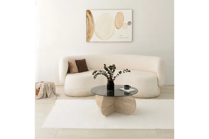 Bengul Soffbord 75 cm - Beige - Möbler - Bord & matgrupper - Soffbord