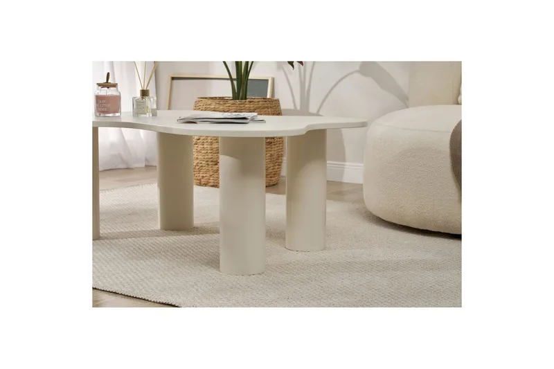 Bloomis Soffbord 110 cm - Cream - Möbler - Bord & matgrupper - Soffbord