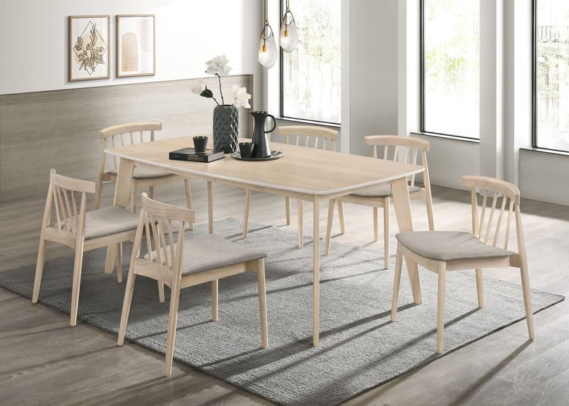 Bord i whitewash 180x90 cm Florence - Whitewash - Möbler - Bord & matgrupper - Matbord & köksbord