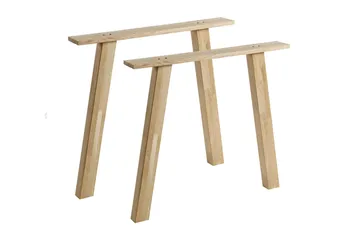 Tablo Bordsben A-formad 2-pack - Ek - Möbler - Bord & matgrupper - Bordstillbehör - Bordsben
