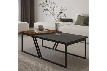 Bulskoll Soffbord 120 cm - Antracit/Valnöt - Möbler - Bord & matgrupper - Soffbord