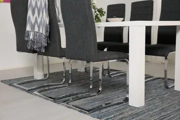 Cibus Matgrupp 180 cm med 6 Cibus Stol - Vit/Mörkgrå - Möbler - Bord & matgrupper - Matgrupper