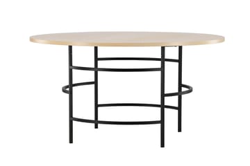 Copenhagen Runt Matbord 140 cm med Trä- och Ekutseende - Whitewash - Möbler - Bord & matgrupper - Matbord & köksbord