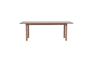 Count Stort Rektangulärt Matbord 220 cm med Trä- och Ekutseende - Brun - Möbler - Bord & matgrupper - Matbord & köksbord