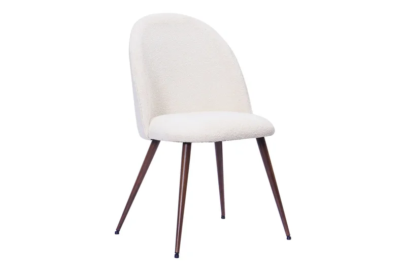 Dano Matbord 180 cm med 4 Nibe Plus Matstolar - Vit/Brun - Möbler - Bord & matgrupper - Matgrupper