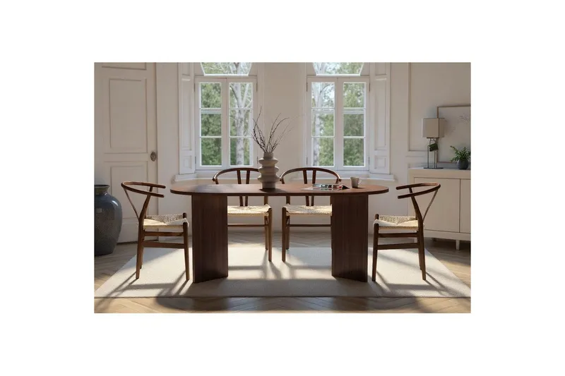 Dano Matbord 180 cm Oval - Valnöt - Möbler - Bord & matgrupper - Matbord & köksbord
