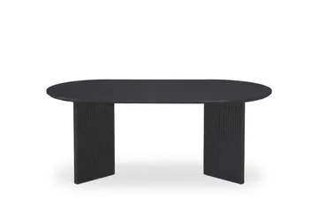 Edda Soffbord Oval 120 cm - Svart - Möbler - Bord & matgrupper - Soffbord