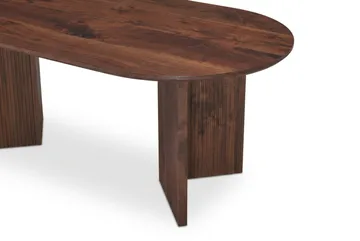 Edda Soffbord Oval 120 cm - Valnöt - Möbler - Bord & matgrupper - Soffbord