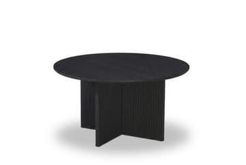 Edda Soffbord Rund 85 cm - Svartlaserad ek - Möbler - Bord & matgrupper - Soffbord
