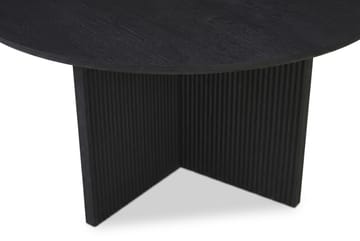 Edda Soffbord Rund 85 cm - Svartlaserad ek - Möbler - Bord & matgrupper - Soffbord