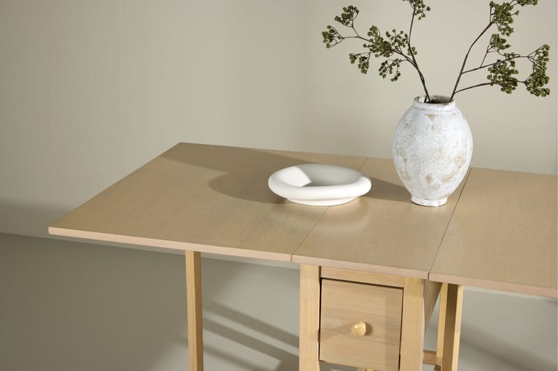 Edward Drop Leaf Table 150x80 cm - Whitewash / - Möbler - Bord & matgrupper - Matbord & köksbord