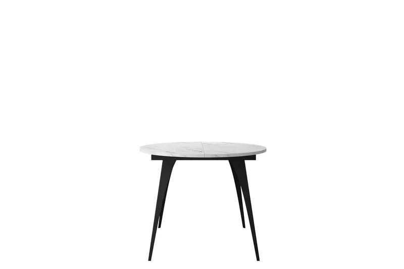 Eldo Matbord 138 cm, Svart/Vit