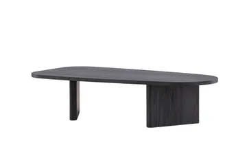 Grönvik Ovalt Soffbord 130x65 cm i Målat Trä - Svart - Möbler - Bord & matgrupper - Soffbord
