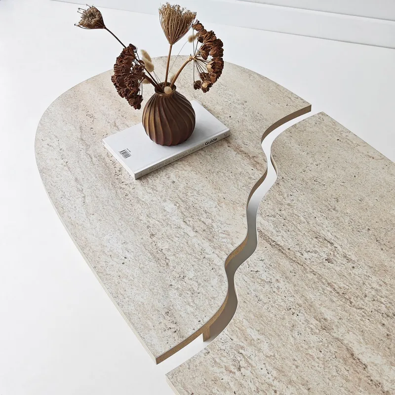 Jorvis Soffbord 120 cm Oval - Travertin - Möbler - Bord & matgrupper - Soffbord