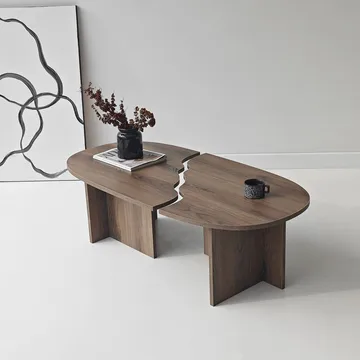 Jorvis Soffbord 120 cm Oval - Valnöt - Möbler - Bord & matgrupper - Soffbord