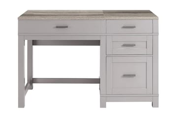 Carver Skrivbord 120 cm Grå - Dorel Home - Möbler - Bord & matgrupper - Kontorsbord - Skrivbord - Höj och sänkbart skrivbord