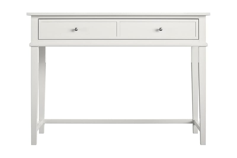 Franklin Skrivbord 90 cm med Förvaring Låda Vit, Dorel Home