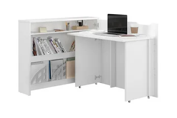 Grianan Skrivbord 136 cm White - Möbler - Bord & matgrupper - Kontorsbord - Skrivbord - Hörnskrivbord