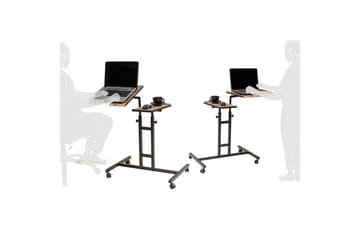 Morse Ståskrivbord 67 cm - Trä/natur/Svart - Möbler - Bord & matgrupper - Kontorsbord - Skrivbord - Höj och sänkbart skrivbord