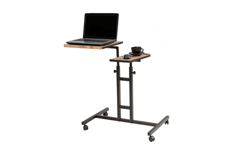 Morse Ståskrivbord 67 cm - Trä/natur/Svart - Möbler - Bord & matgrupper - Kontorsbord - Skrivbord - Höj och sänkbart skrivbord
