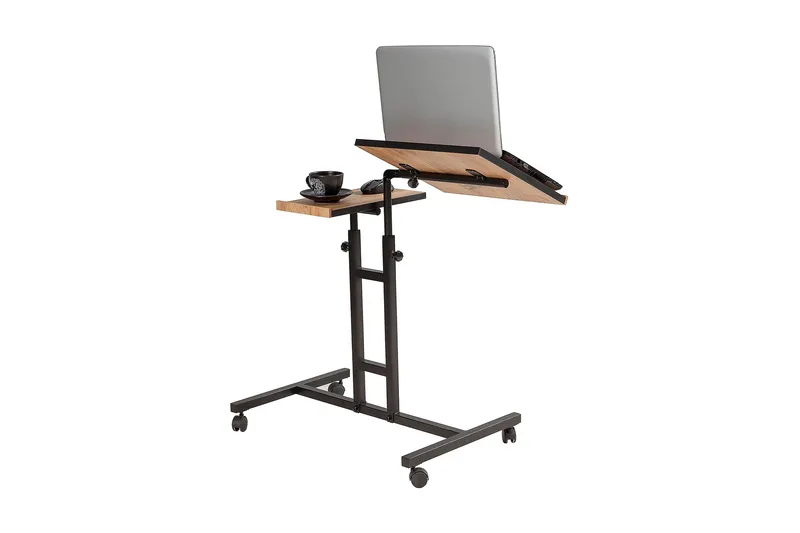 Morse Ståskrivbord 67 cm - Trä/natur/Svart - Möbler - Bord & matgrupper - Kontorsbord - Skrivbord - Höj och sänkbart skrivbord