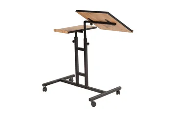 Morse Ståskrivbord 67 cm - Trä/natur/Svart - Möbler - Bord & matgrupper - Kontorsbord - Skrivbord - Höj och sänkbart skrivbord