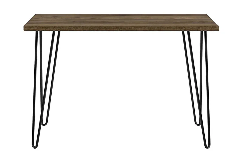 Owen Skrivbord 102 cm Valnötsbrun/Svart, Dorel Home
