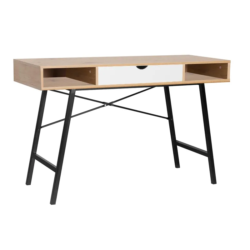 Skrivbord Study 120x48x76 cm, ekbark / brun