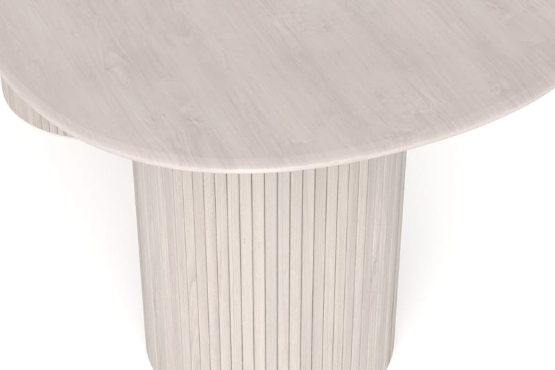 Kopparbo Matbord Oval 180x90 cm Fanér - Vitlaserat - Möbler - Bord & matgrupper - Matbord & köksbord