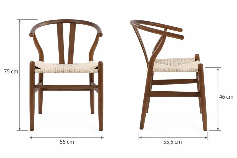 Kopparbo Matgrupp runt 180 cm Valnöt med 8 Dastoori Matstolar - Valnöt - Möbler - Bord & matgrupper - Matgrupper