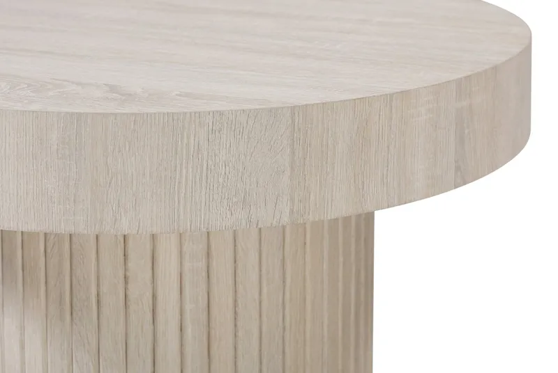 Kopparbo Soffbord Rund 85 cm tjock bordsskiva - Vitlaserad - Möbler - Bord & matgrupper - Soffbord