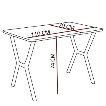 Krylor Matbord 110 cm Rektangulär - Svart - Möbler - Bord & matgrupper - Matbord & köksbord
