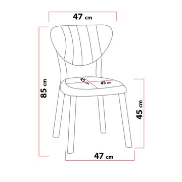 Krylor Matgrupp Bord 110 cm + 4 Stolar - Antracit/Svart - Möbler - Bord & matgrupper - Matgrupper