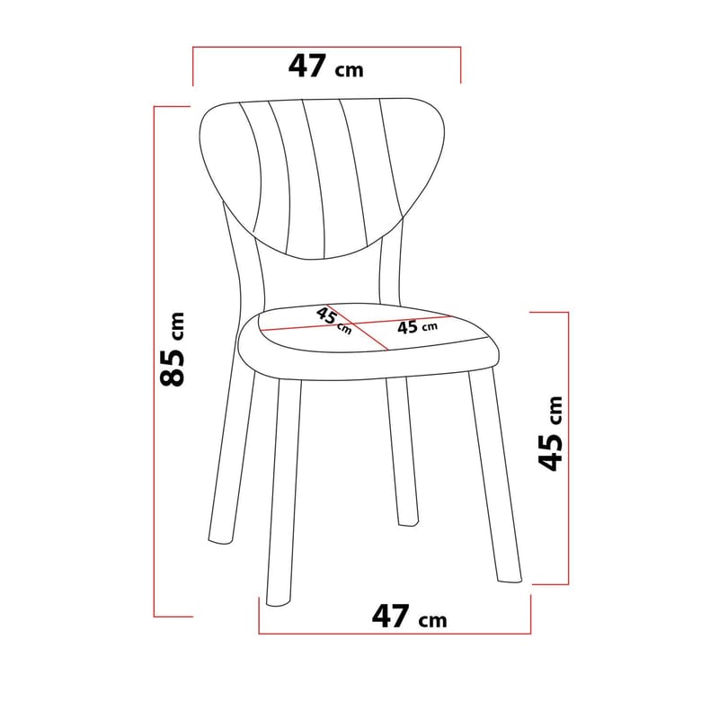 Krylor Matgrupp Bord 110 cm + 4 Stolar - Antracit/Svart - Möbler - Bord & matgrupper - Matgrupper