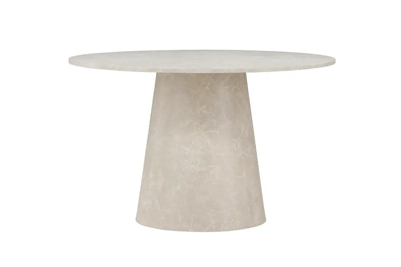 Lanzo Matbord 120 cm Rund, Beige