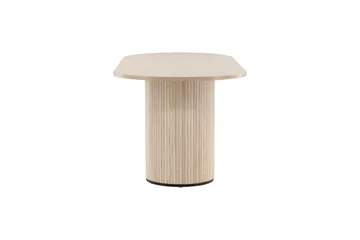 Bianca Matbord 200 cm Ovalt - Beige - Möbler - Bord & matgrupper - Matbord & köksbord