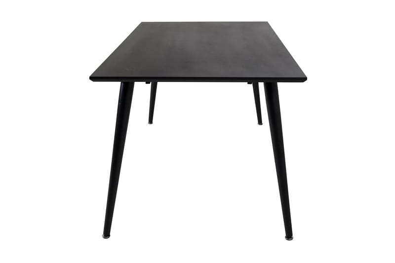 Dipp Rektangulärt Matbord 180 cm med Valnöts- och Metallutseende - Svart - Möbler - Bord & matgrupper - Matbord & köksbord