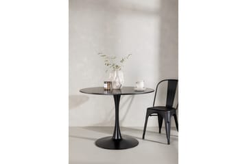 Matbord Venture Home Glade Matbord 100x74 cm Runt Black - Möbler - Bord & matgrupper - Matbord & köksbord